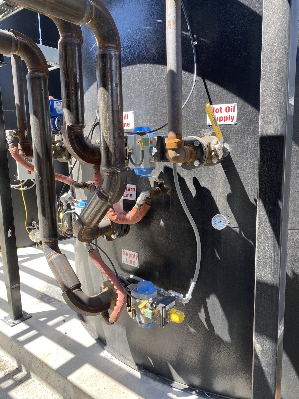 Hot Oil Piping & AC Piping Motion Engineering Inc.